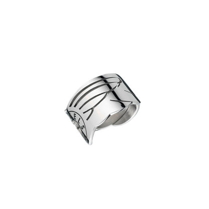 AN JEWELS JEWELRY Mod. AL.RFY01S-7 silver statement ring with sleek design