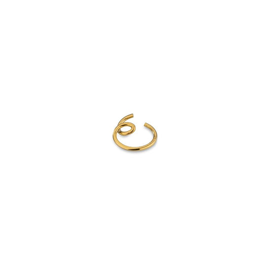 AN JEWELS JEWELRY Mod. AS.PD01Y gold ring on white background