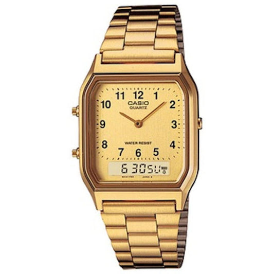 CASIO VINTAGE Mod. EDGY COLLECTION GOLD AQ-230GA-9BMQ