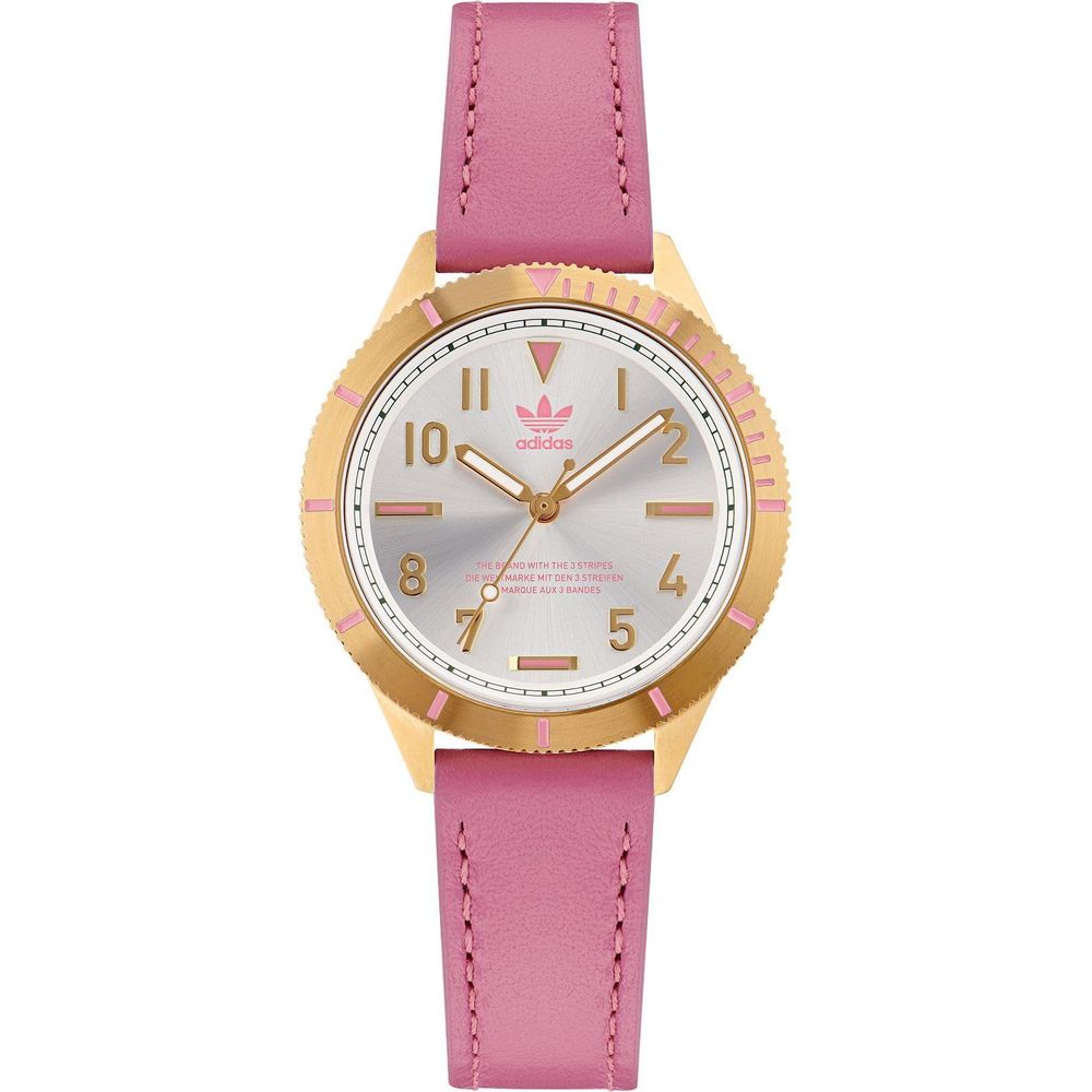 Adidas Multicolor Leather Dress Watch