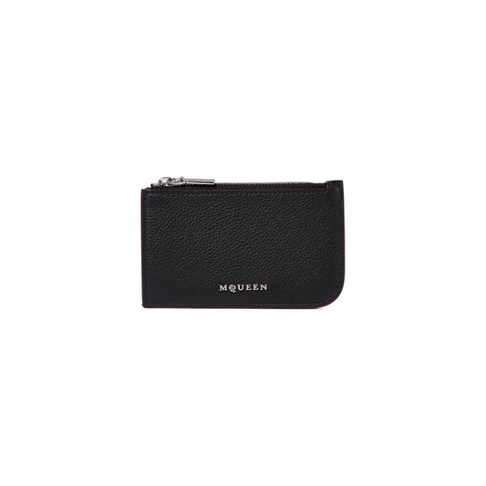 Alexander Mcqueen Alexander McQueen Wallets Black 8135461VDCC1000-P25 LDin,Spring - Summer 2025,Women,Women > Accessories,Women > Accessories > Wallets,Yes Eu
