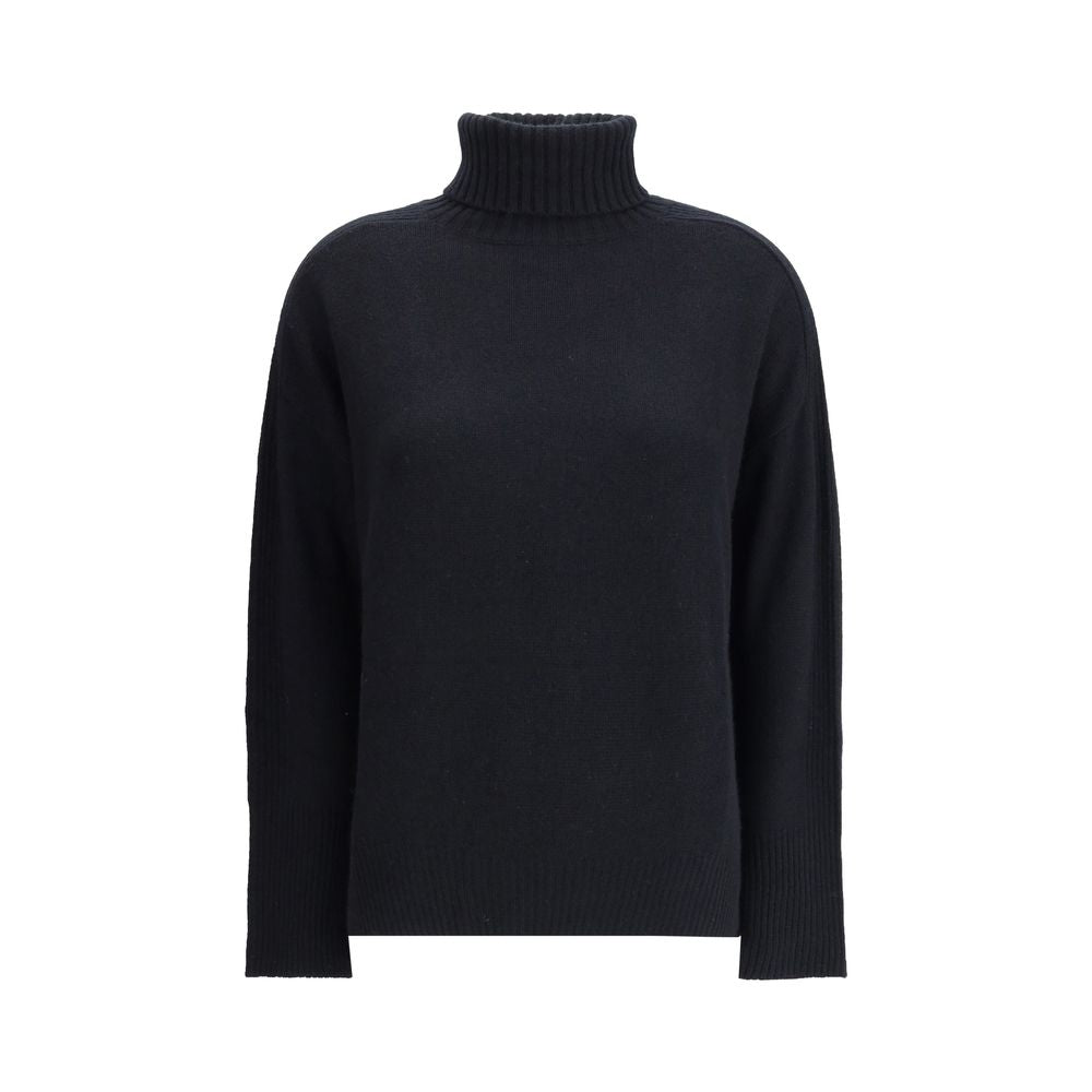 Allude Black Cashmere Cashmere Sweater