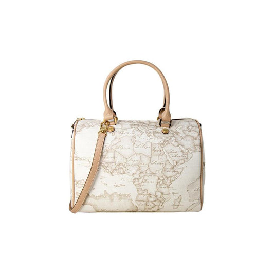 Alviero Martini Prima Classe Alviero Martini Prima Classe White Cotton Handbag ALMAPRCL-8011300008 1728,71956299936,Alviero Martini Prima Classe,Bags,Handbags - Women - Bags,New with tags,White,Women,Women - Bags