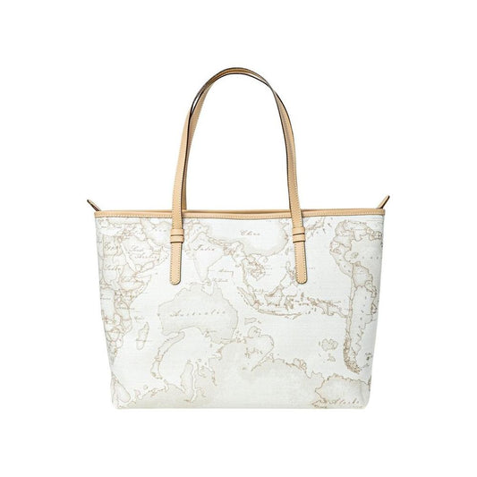 Alviero Martini Prima Classe Alviero Martini Prima Classe White Leather Handbag ALMAPRCL-7154400008 1728,71956299936,Alviero Martini Prima Classe,Bags,Handbags - Women - Bags,New with tags,White,Women,Women - Bags