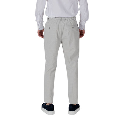 Antony Morato Gray Polyester Dress Pants