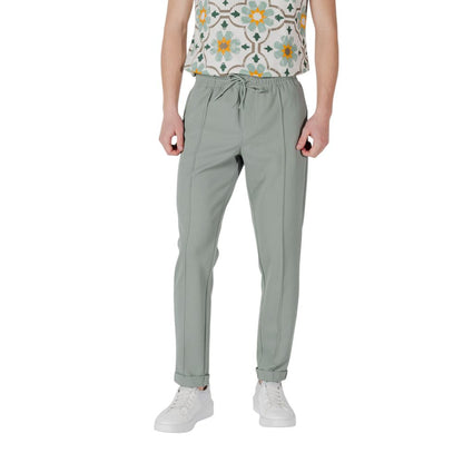 Antony Morato Green Polyester Joggers (Workout Pants)