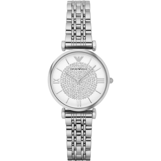 Armani Silver Stainless Steel Watch 1728,67434610848,Armani,New with tags,Silver,Watches,Watches for Women - Watches,Women Armani ARAR1925AC