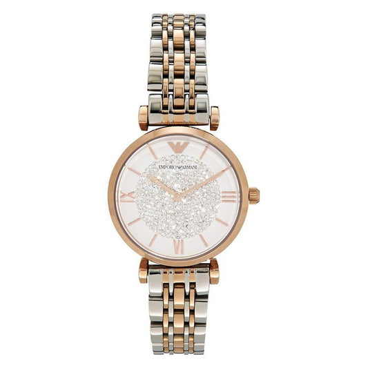 Armani Silver Steel Watch 1728,67434610848,Armani,New with tags,Silver,Watches,Watches for Women - Watches,Women Armani ARAR1926AC