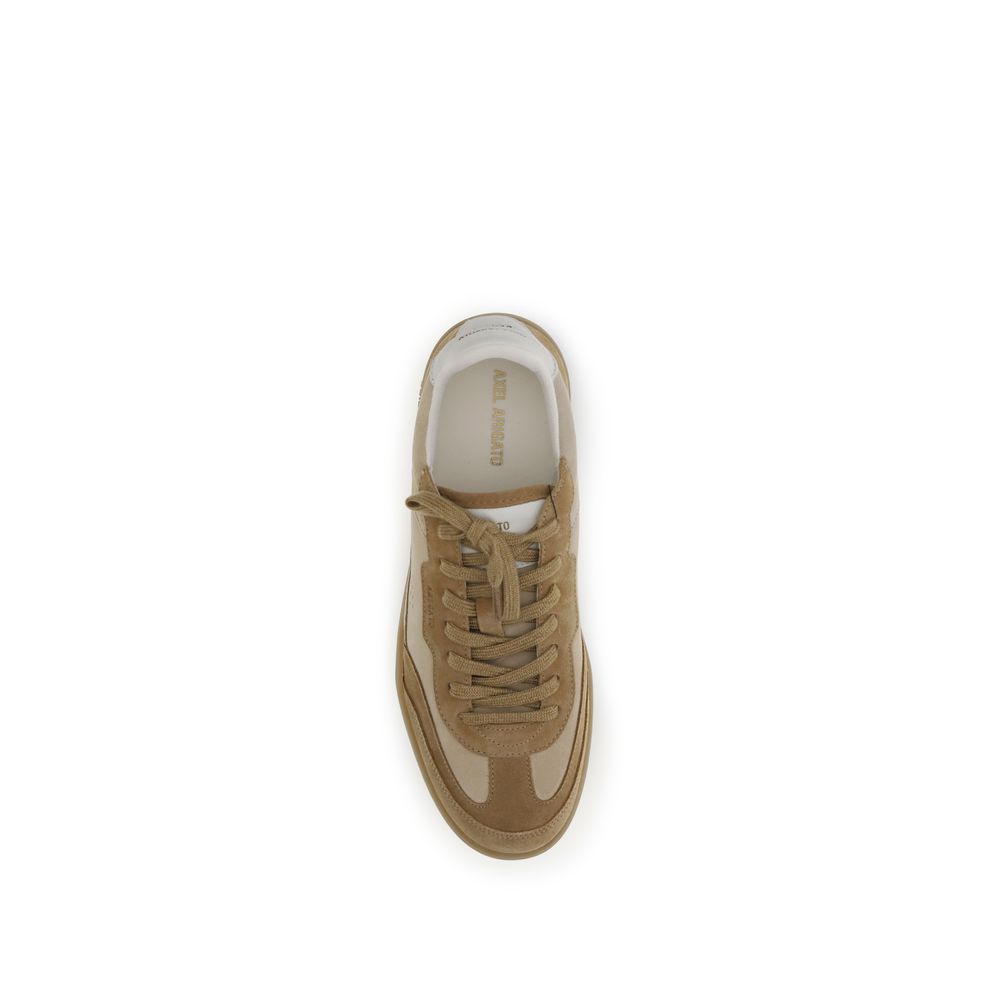 Axel Arigato Beige Leather Low Top Sneakers