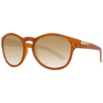 Unisex sunglasses BOLLE MOD. 12598 ROOKE 54 in amber tortoise shell frame with brown lenses.