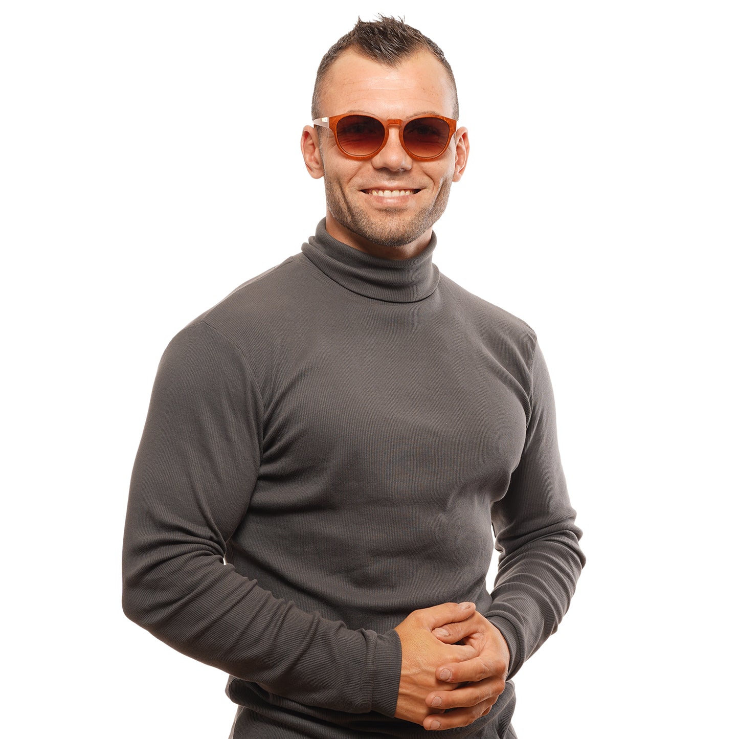 Man wearing BOLLE MOD. 12598 ROOKE 54 sunglasses, unisex design.