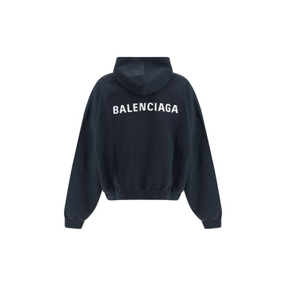 Balenciaga Black Cotton Sweatshirt
