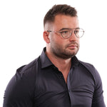 Bally Gray Men Glasses Frame