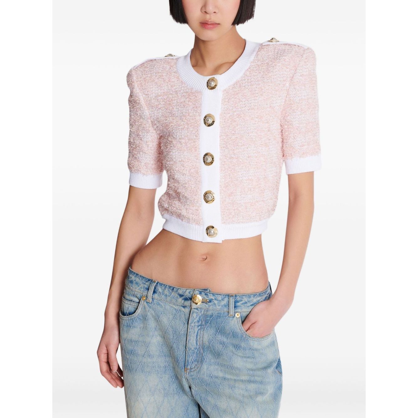 Balmain Cropped cardigan