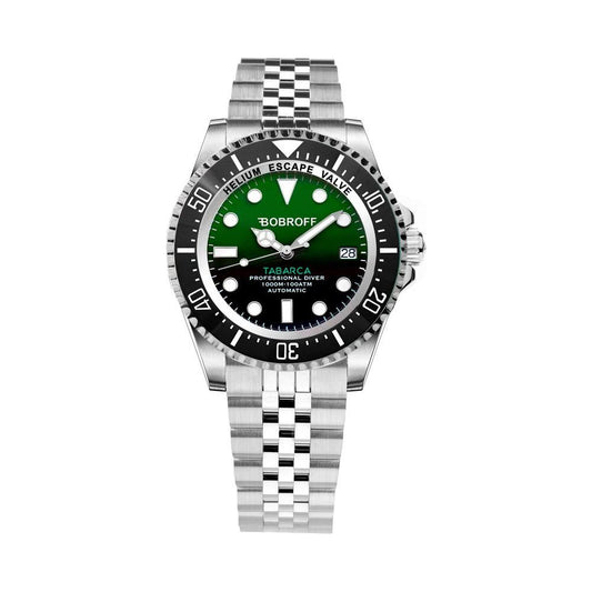 Bobroff Silver Stainless Steel Watch 1728,67434610848,Bobroff,Men,New with tags,Silver,Watches for Men - Watches Bobroff BOBF0002JAC