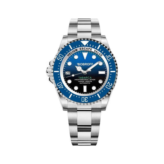 Bobroff Silver Stainless Steel Watch 1728,67434610848,Bobroff,Men,New with tags,Silver,Watches,Watches for Men - Watches Bobroff BOBF0003IBAAC