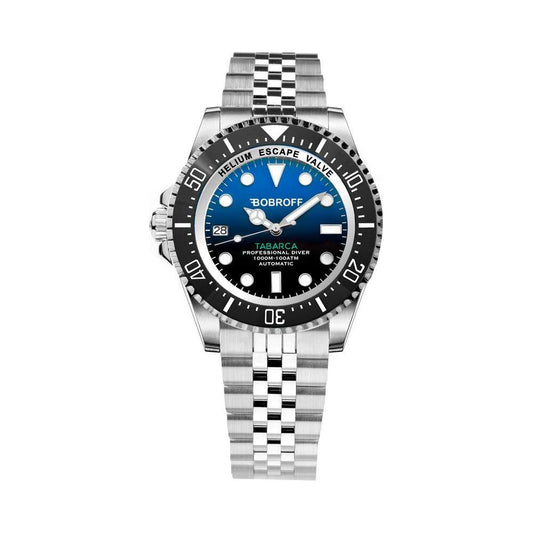 Bobroff Silver Stainless Steel Watch 1728,67434610848,Bobroff,Men,New with tags,Silver,Watches,Watches for Men - Watches Bobroff BOBF0003IJAC