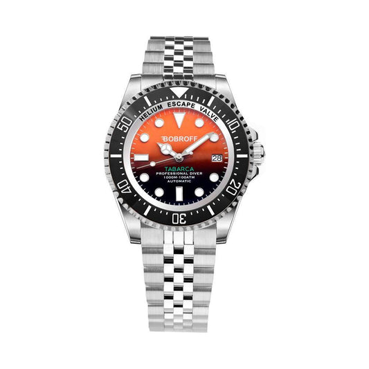 Bobroff Silver Stainless Steel Watch 1728,67434610848,Bobroff,Men,New with tags,Silver,Watches,Watches for Men - Watches Bobroff BOBF0004JAC