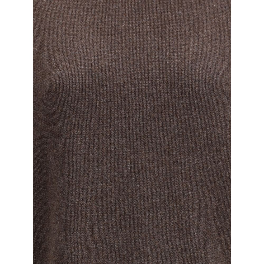 Brunello Cucinelli Brown Cashmere Turtleneck