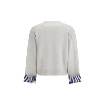 Brunello Cucinelli Gray Cashmere Cashmere Sweater