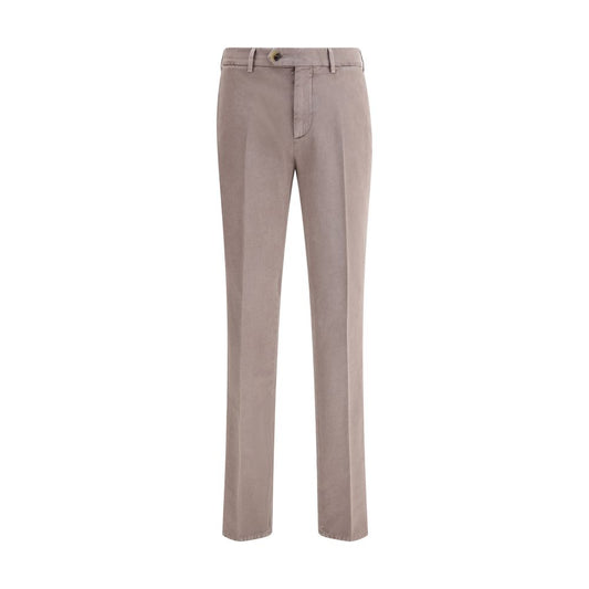 Brunello Cucinelli Gray Cotton Casual Pants