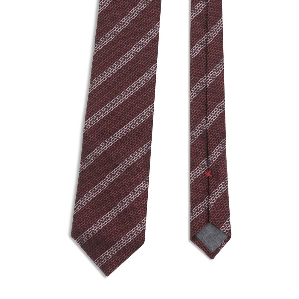 Brunello Cucinelli Red Silk Tie
