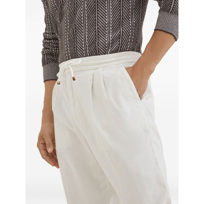 Brunello Cucinelli Trousers White Trousers