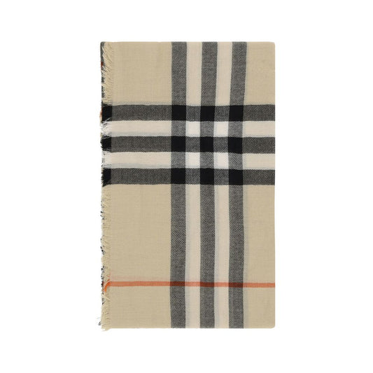 Burberry Beige Wool Scarf