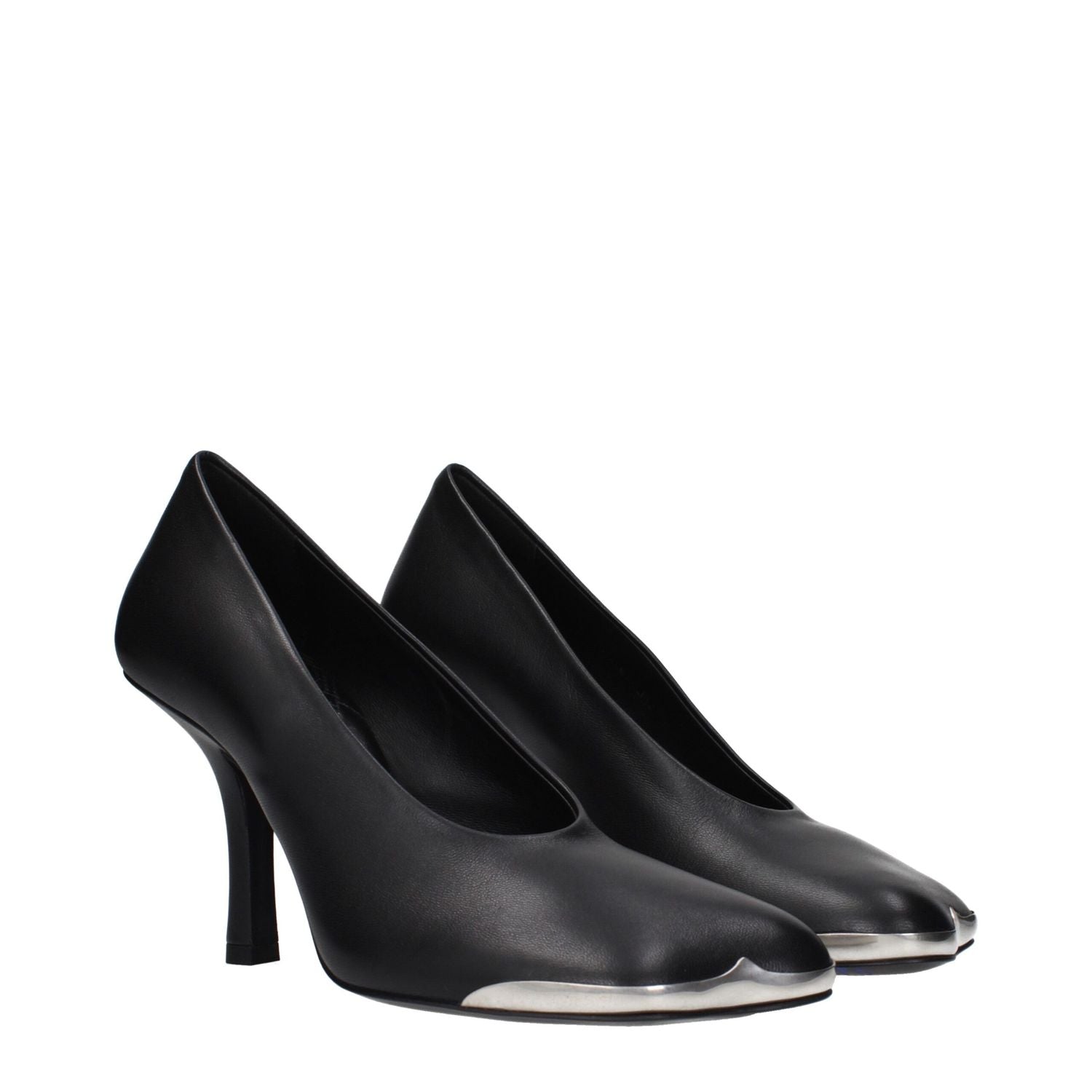 Burberry Black Leather Pumps
