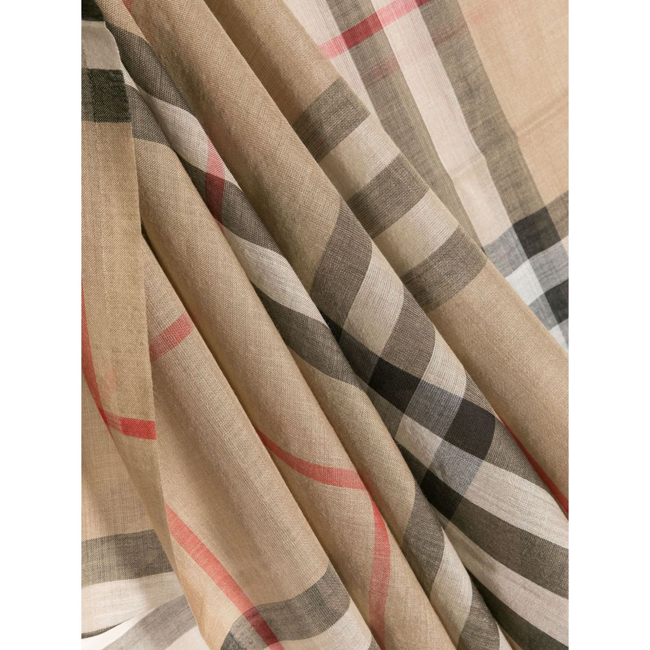 Burberry Check wool and silk scarf Scarves Hats & Gloves