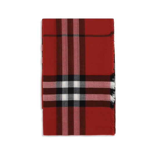 Burberry Red Wool Scarf