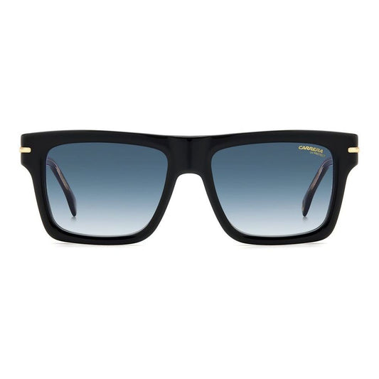 CARRERA MOD. CARRERA 305_S unisex acetate sunglasses, front view with black frame and gradient lenses