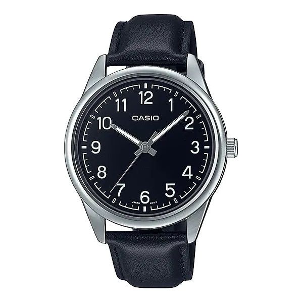 CASIO COLLECTION Mod. CASUAL. LEATHER - BLACK WATCHES