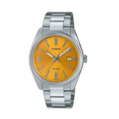 CASIO COLLECTION Mod. DATE - MUSTARD YELLOW WATCHES