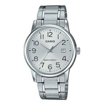 CASIO COLLECTION Mod. DATE STEEL - SILVER WATCHES