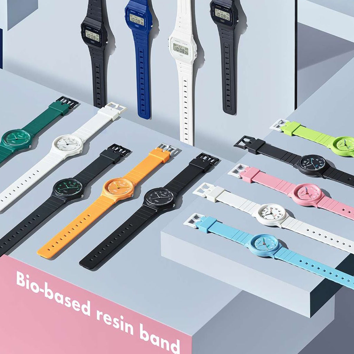 CASIO COLLECTION SERIE POP - WHITE WATCHES