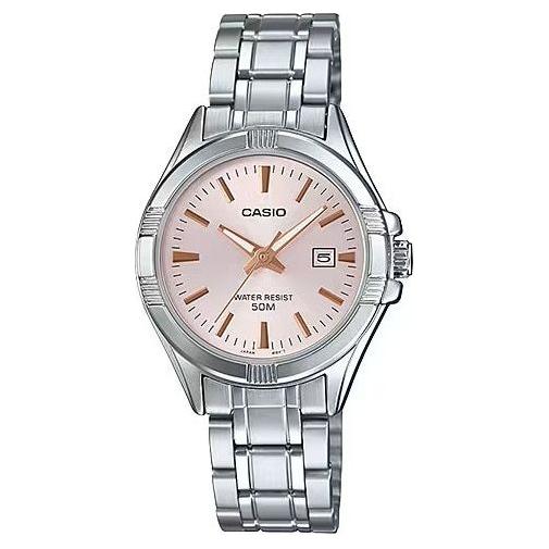 CASIO COLLECTION & VINTAGE CASIO COLLECTION Mod. LADY DATE - ANTIQUE PINK LTP-1308D-4AVDF Lady,Lady Ready Stocked Watches,READY STOCKED WATCHES,Watches for Women - Watches,Wristwatch