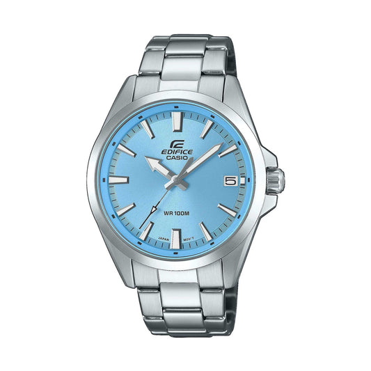 CASIO EDIFICE Mod. CLASSIC DATE - LIGHT BLUE WATCHES
