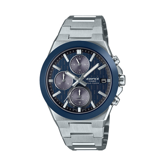 CASIO EDIFICE Mod. SOLAR POWERED CHRONOGRAPH - BLUE