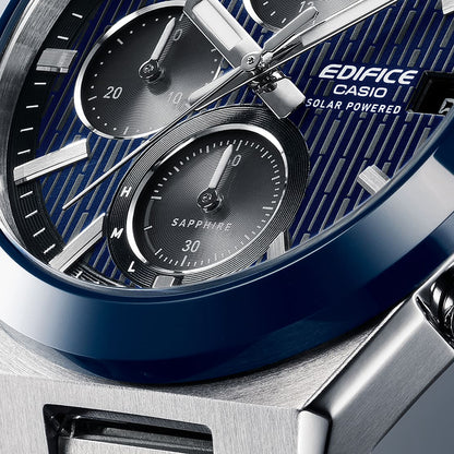 CASIO EDIFICE Mod. SOLAR POWERED CHRONOGRAPH - BLUE