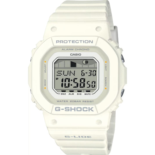 CASIO G-SHOCK Mod. G-LIDE White - SURF TIDE GRAPHS WATCHES