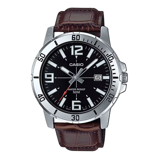 CASIO SPORT COLLECTION Mod. DIVER 50M LEATHER - BROWN