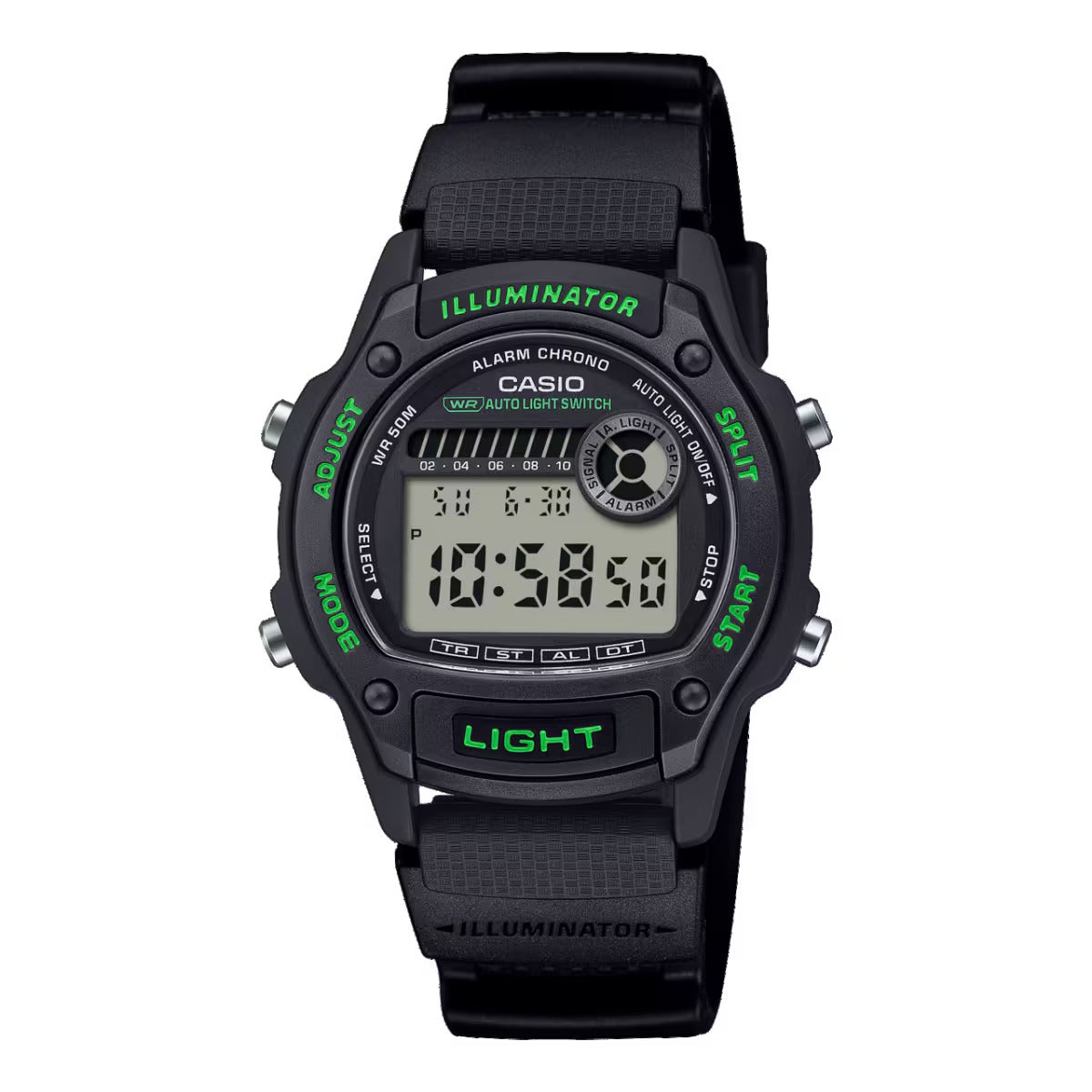 CASIO SPORT Mod. TIMELESS COLLECTION - BLACK - GREEN WATCHES