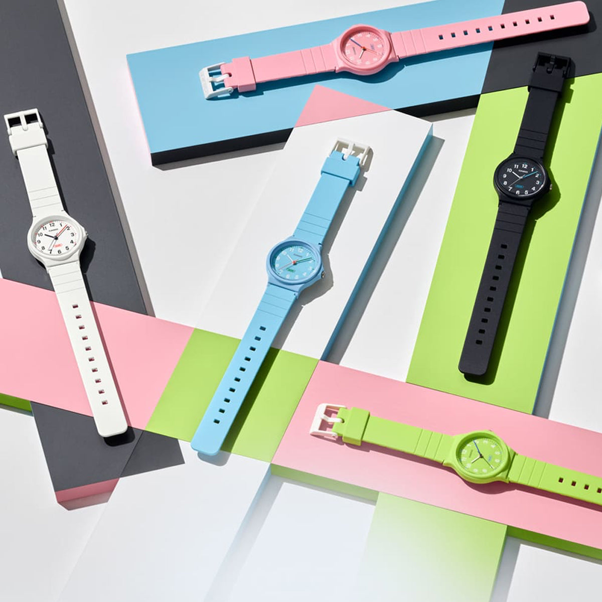 CASIO TIMELESS COLLECTION Mod. POP - BIO RESIN STRAP - BLACK WATCHES