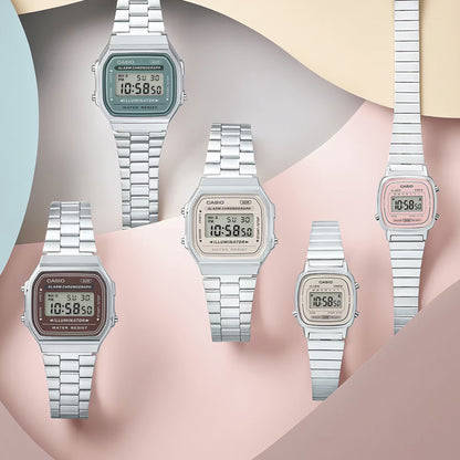 CASIO VINTAGE Mod. ICONIC - AMARANTH WATCHES