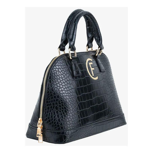 CRISTINAEFFE Black Artificial Leather Women Handbag CREF-14145