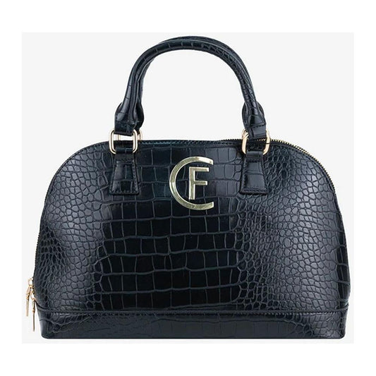CRISTINAEFFE Black Artificial Leather Women Handbag CREF-14145