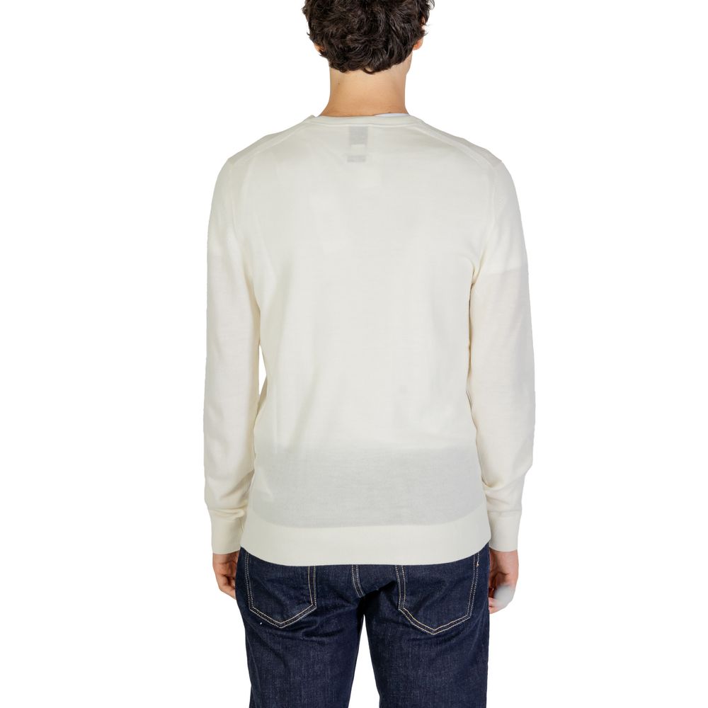 Calvin Klein Cream Recycled Wool Sweatshirt