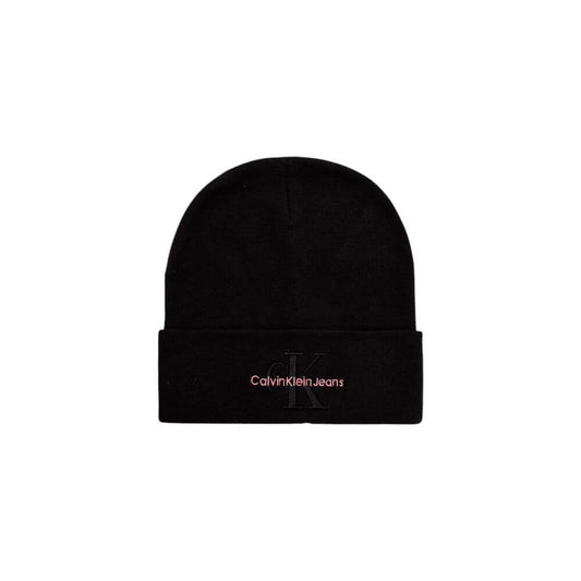 Calvin Klein Jeans Black Cotton Caps Baseball Hat