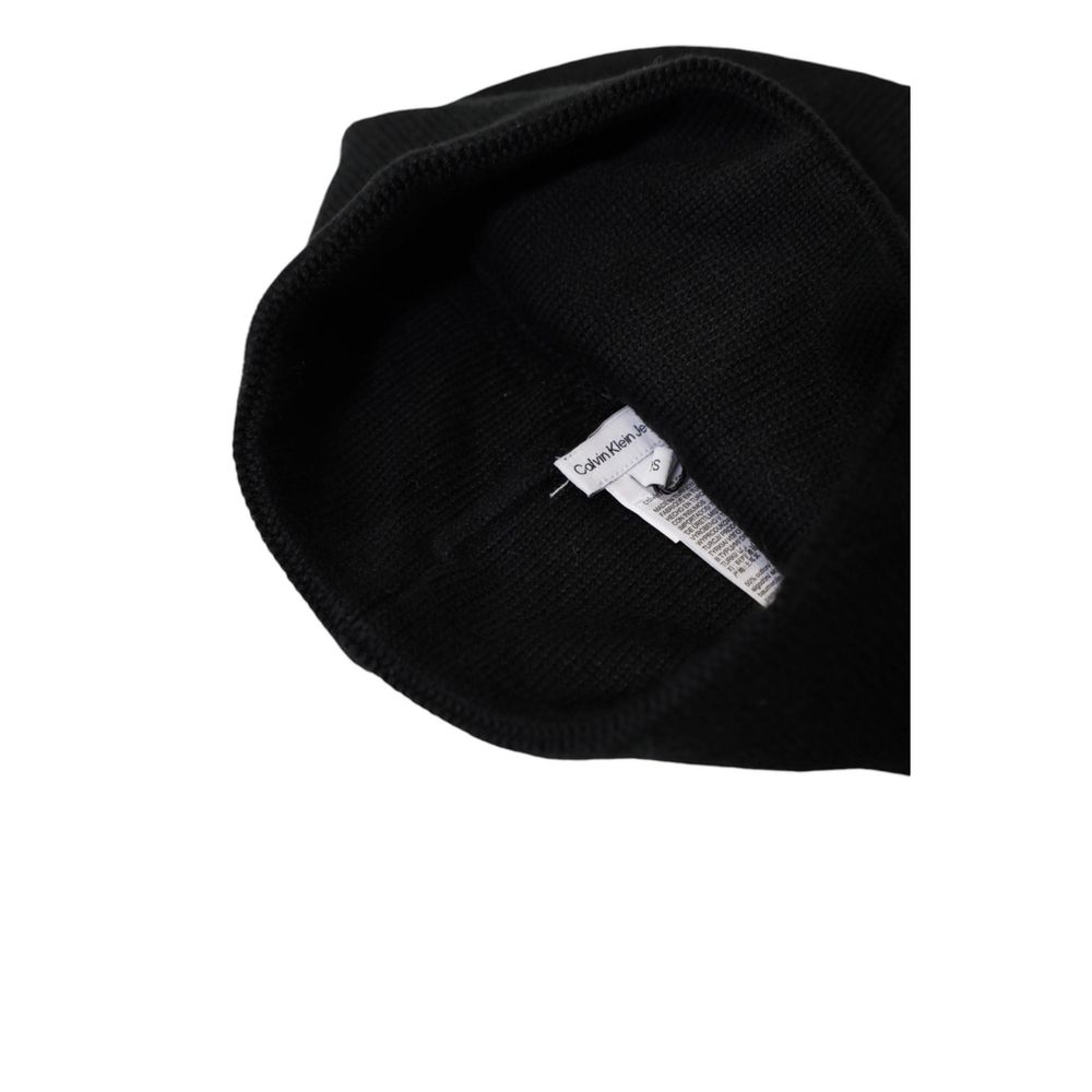 Calvin Klein Jeans Black Cotton Cap (Baseball Hat)